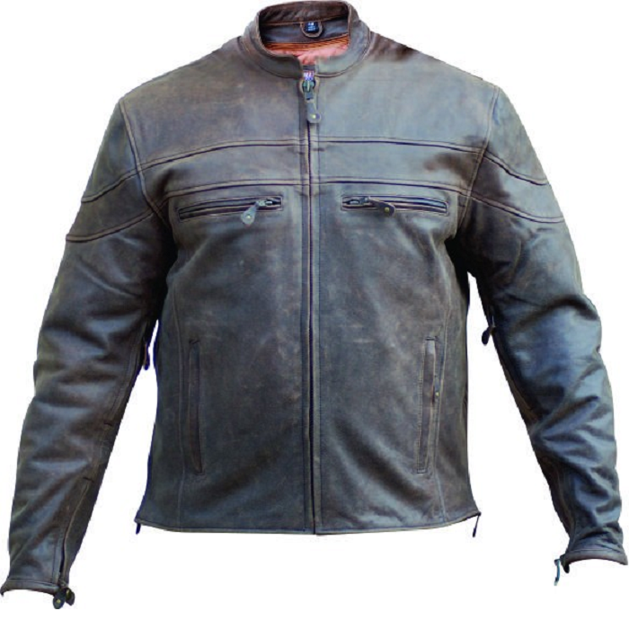 Maher Leather Café Racer Leather Jacket