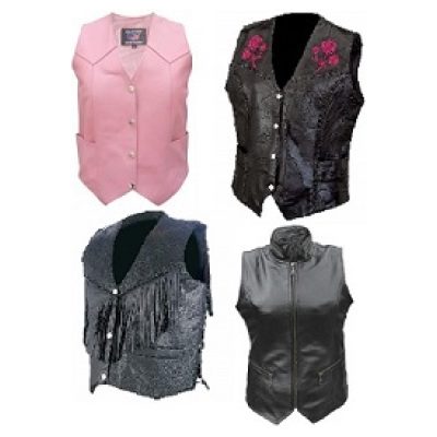 Women's Leather Vests and Leather Shirts