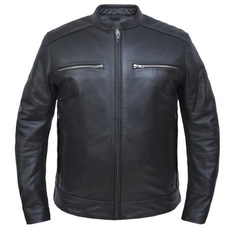 Man's Hidden Vent Leather Jacket 6919.00 - Open Road Leather & Accessories