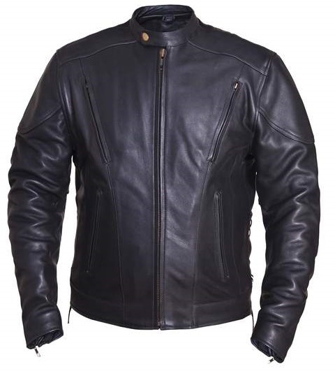 Man's Ultra Leather Racer Jacket 305.00 - Open Road Leather & Accessories