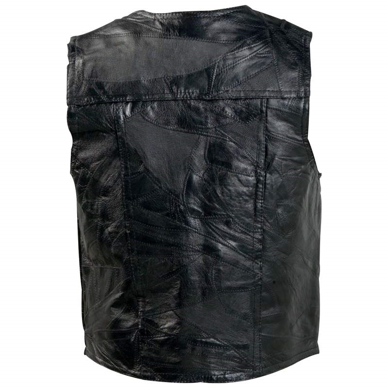 Men's Leather Vest GFV - Open Road Leather & Accessories