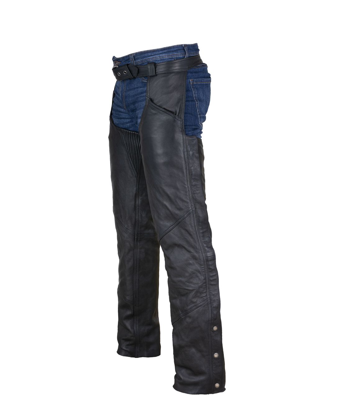 Heavy Duty Leather Motorcycle Chaps C4332-11 - Open Road Leather ...