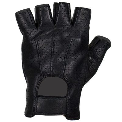 BIKER Motorcycle Full Finger Women Gloves Dream Apparel Leather Black #GL2022 